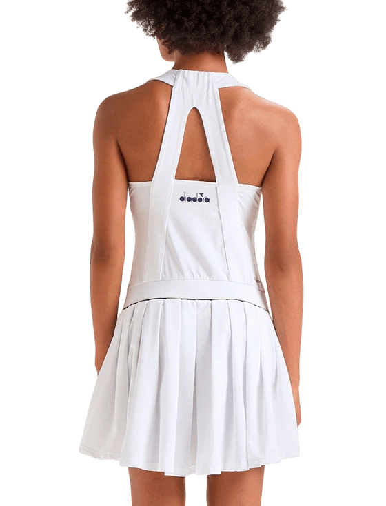 Платье женское Diadora L. Dress Icon W, Абсолютно белое (L)