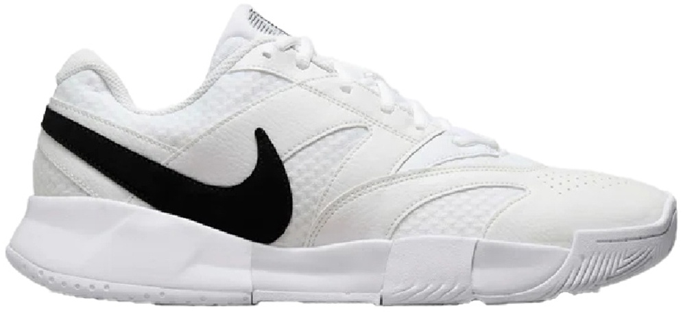 Кроссовки мужские Nike Court Vapor Lite 4, Белые/Чёрные, для твёрдых кортов (р. 41,5)