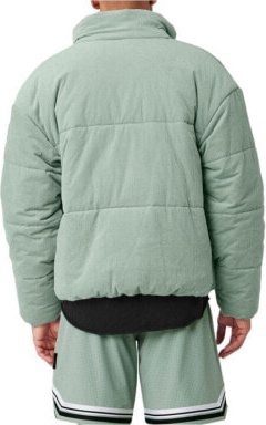 (CN) Куртка мужская Alo Yoga Puffer Jackets Stand Collar Moderate Other, Зеленая (L)