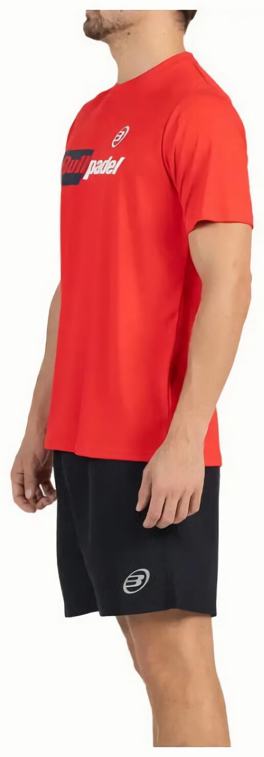 (EU) Футболка мужская Bullpadel, Красная (L)