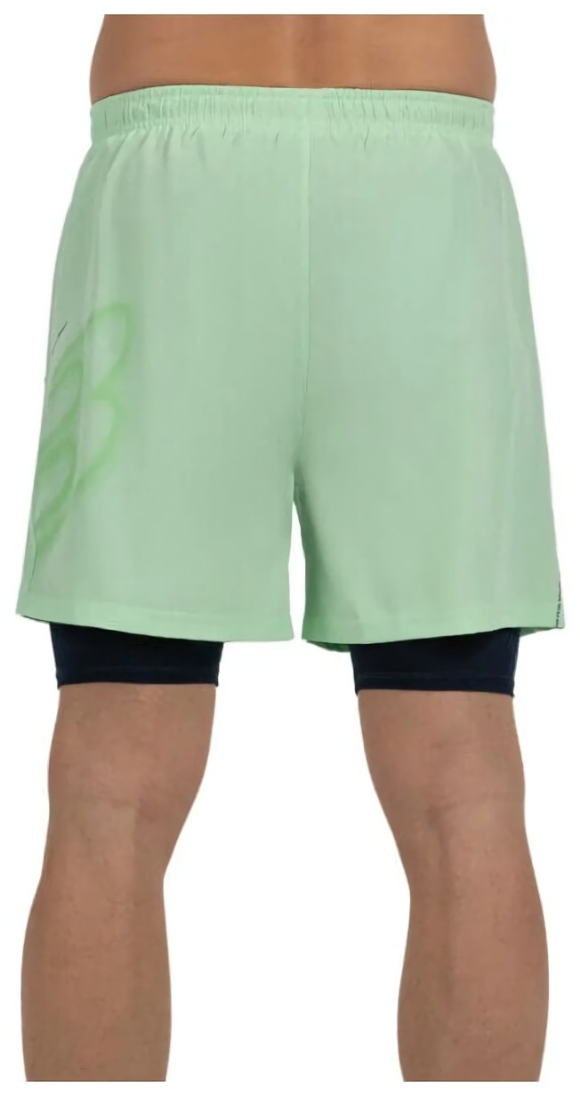 (EU) Шорты мужские Bullpadel MANSIL SHORT, Зелёные (XL)