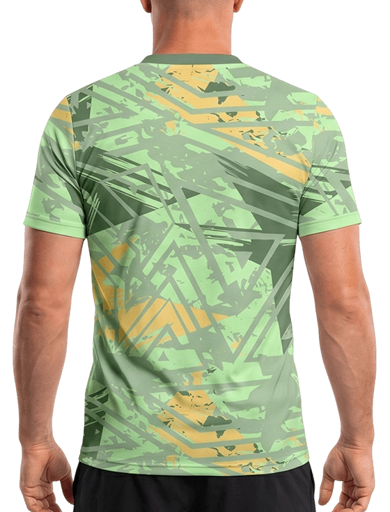 Футболка мужская TEAMRUSH M, Салатовая (XL)