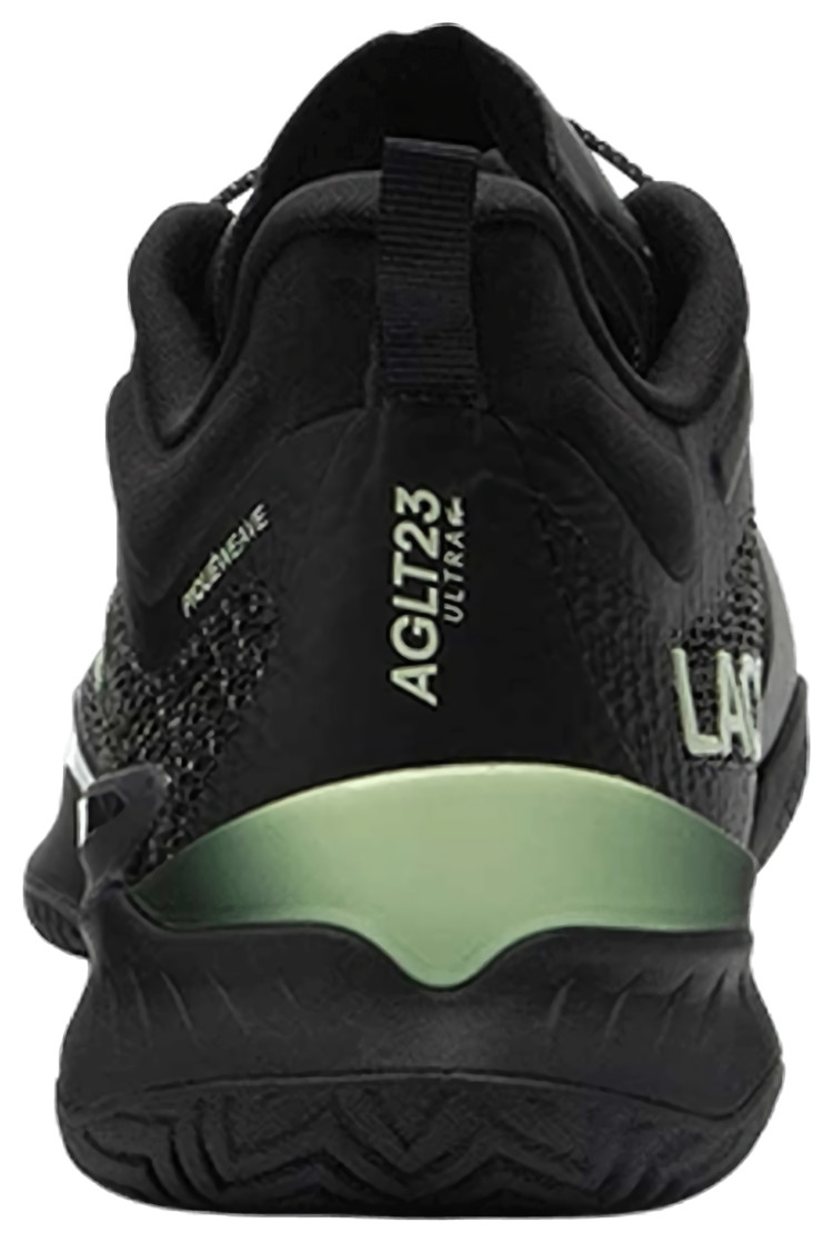 Кроссовки мужские Lacoste AG-LT 23 Ultra, Чёрные/Зелёные, с защитой голеностопа, для харда и синтетики (р. EUR 44)