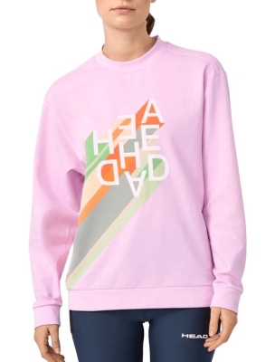 Свитшот женский Head Rally Crewneck W, Розовый (S)