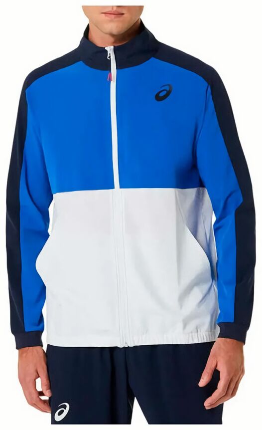 (EU) Куртка мужская для матчей Asics 2041A249, Синяя/Белая (2XL)