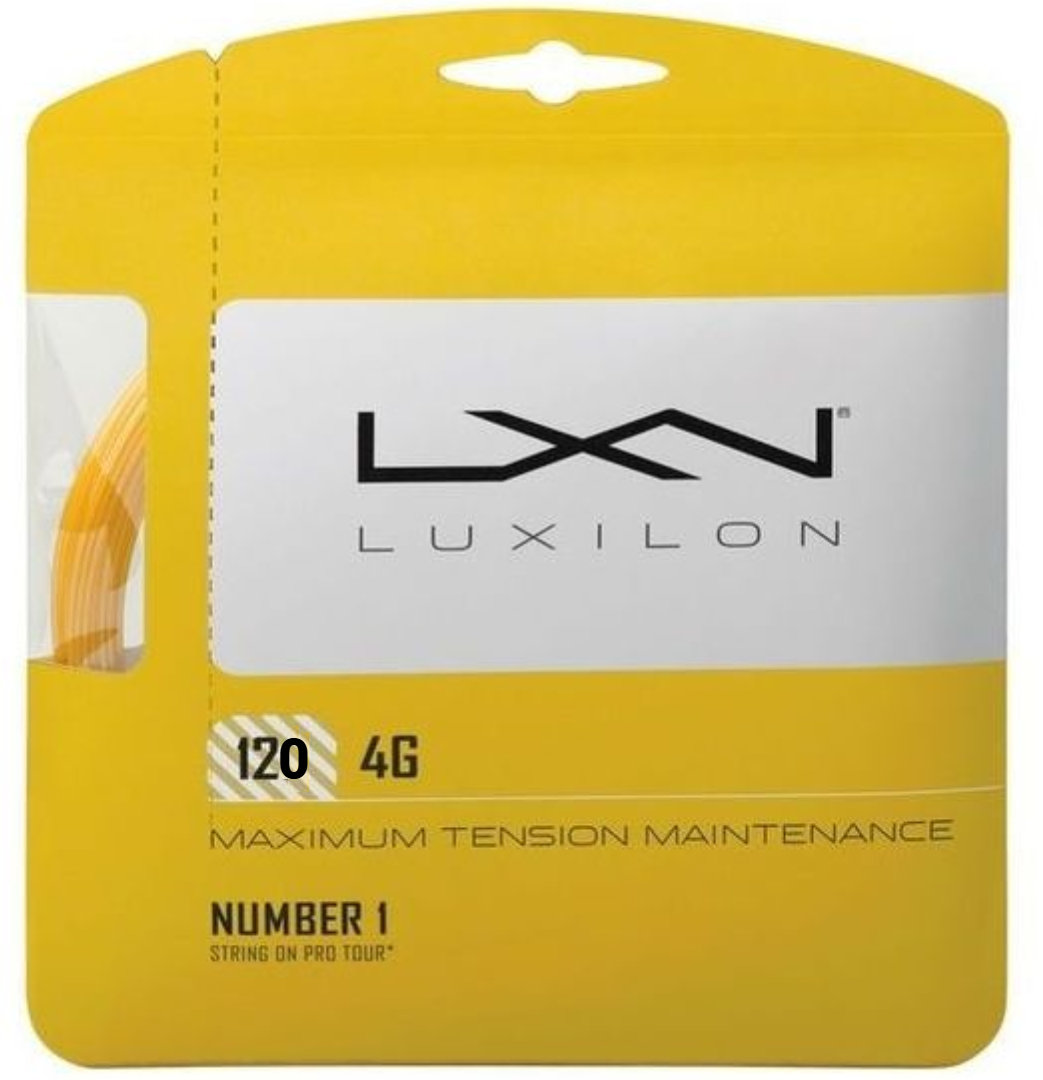 Струна для тенниса Luxilon 4G 1.20, Желтая (12 м)