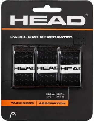 (EU) Овергрип для ракетки Head, Черный (3 шт)