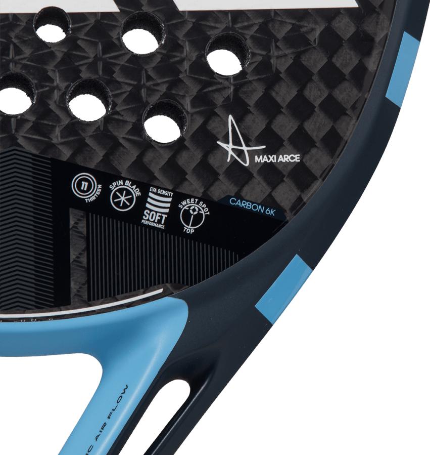 Ракетка для падел тенниса Adidas Cross IT Carbon Blue "Maxi Arce"