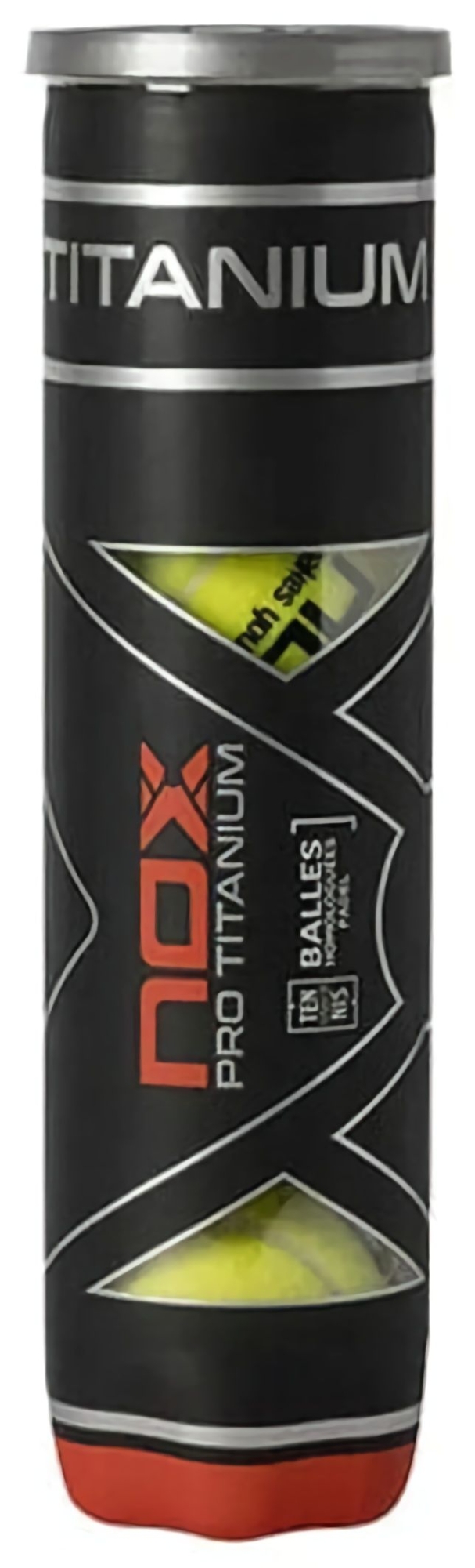 (EU) Мячи для падел тенниса Nox Pro Titanium (4 шт)