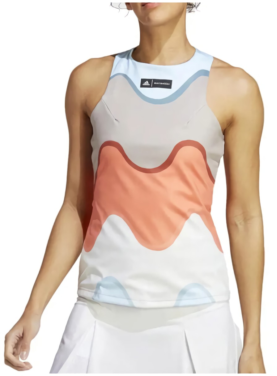(EU) Топ для девочек Adidas PREMIUM TANK TOP, Оранжевый (S)