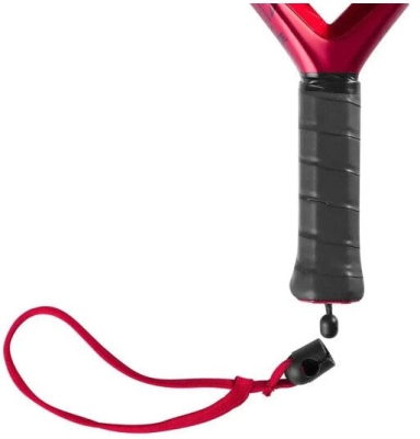 (EU) Ремешок на запястье для ракетки Wilson с двойным плетением, Красный