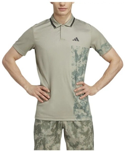 (EU) Поло мужское Adidas Paris Elegant, Серое (S)
