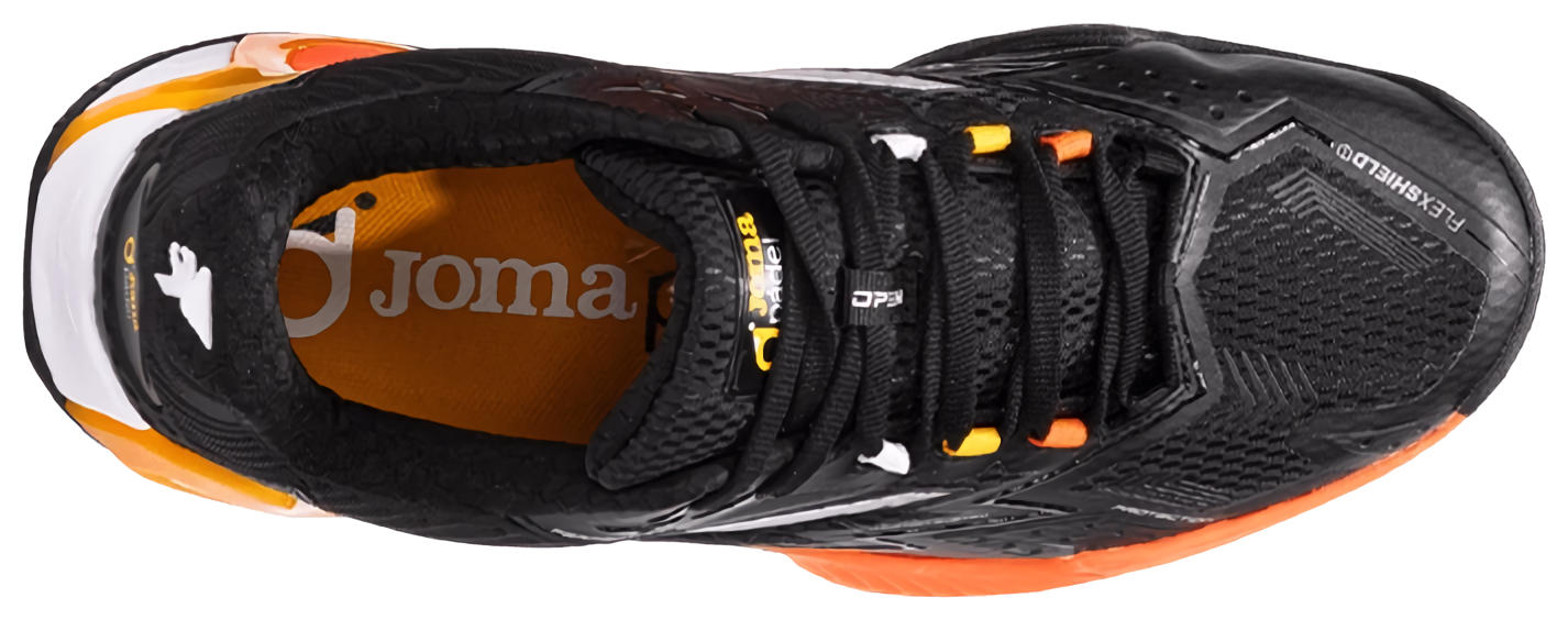 Кроссовки мужские Joma Open Men, Чёрные/Оранжевые (р. 42.5)