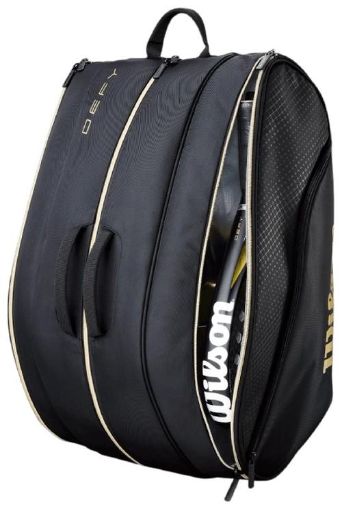Сумка Wilson для падела Defy V1 Padel Bag, Черная/Золотая
