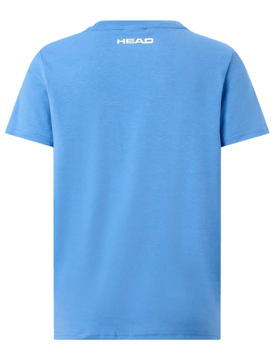 Футболка для мальчиков Head Rainbow T-Shirt B, Голубая (рост 176 см, 15–16 лет)