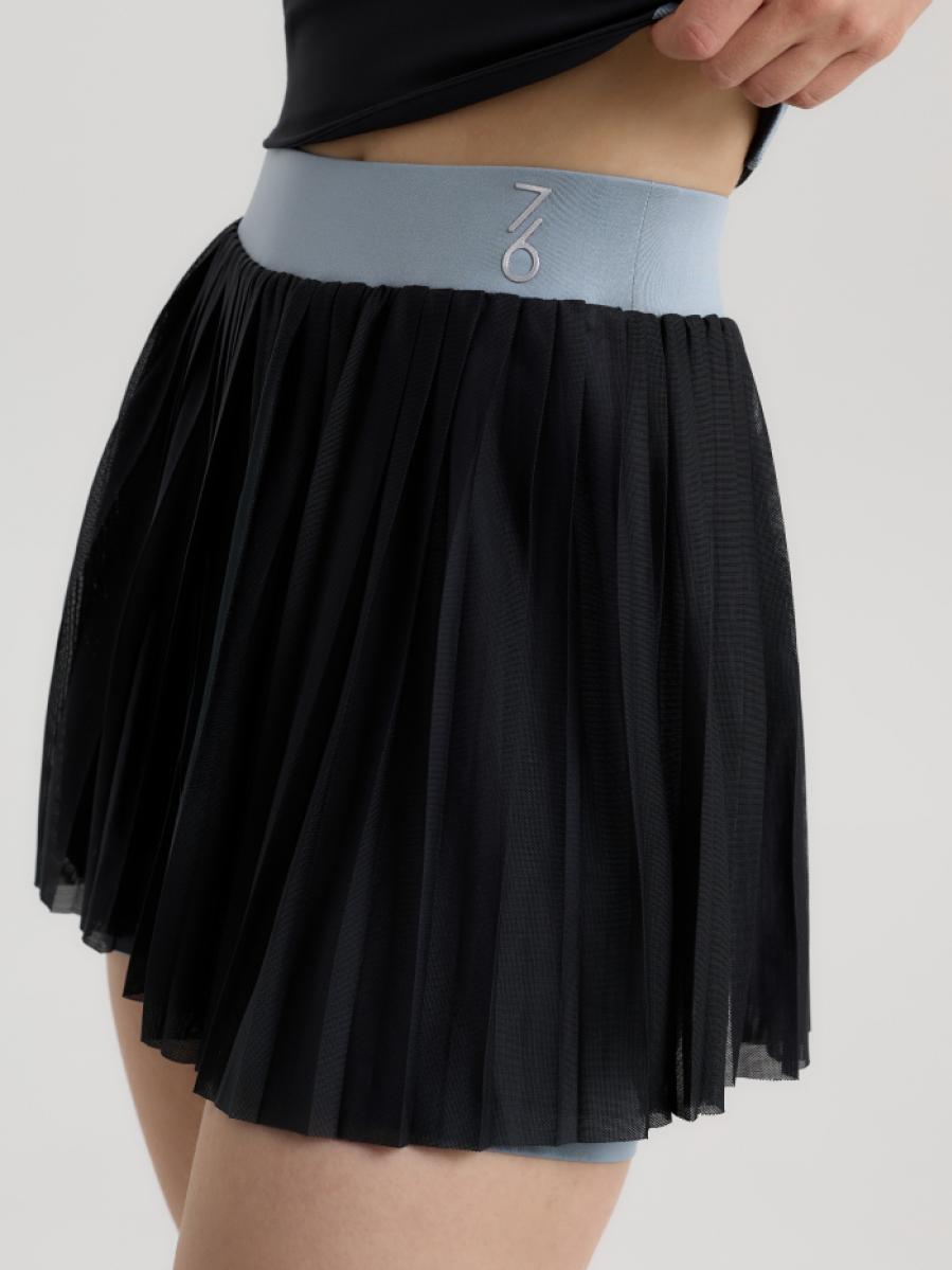 Юбка женская 7/6 Kris Skirt - Ebony, Чёрная (L)