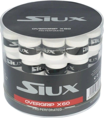 (EU) Овергрип для ракетки Siux Pro Perforated, Белый (60 шт)