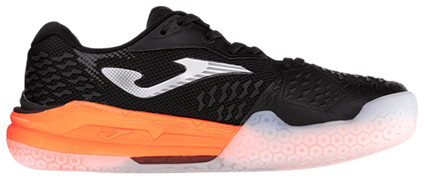 Кроссовки мужские Joma Ace, Чёрные/Оранжевые, с карбоновой пластиной (р. 42)