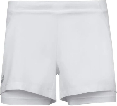 (EU) Шорты женские Babolat Exercise, Белые (2XL)