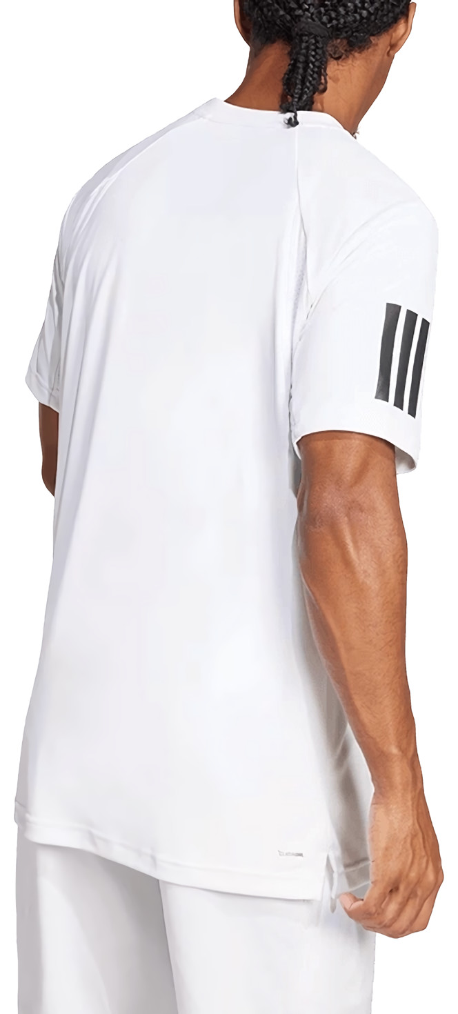 Футболка мужская Adidas Club 3 Stripes M, Белая (M)