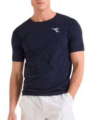 Футболка мужская Diadora SS T-Shirt Icon Stratouno M, Синяя (L)