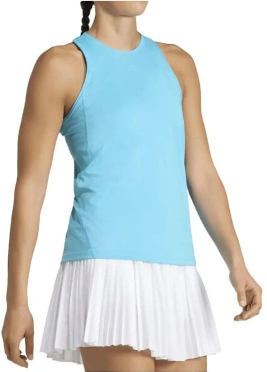 (EU) Майка женская Adidas Club Woman, с технологией AEROREADY, из переработанных материалов, Голубая (XL)
