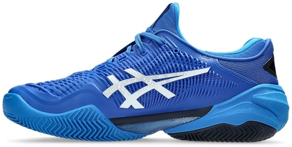Кроссовки мужские Asics Court FF 3 Novak Clay, Синий/Белый, для грунтового корта (р. 42)