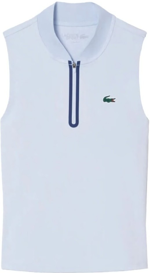 (EU) Поло женское Lacoste Players Collection, Голубое (р. 36)