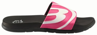 (EU) Щлёпанцы женские Bullpadel, Черно-Розовые (р. 39)