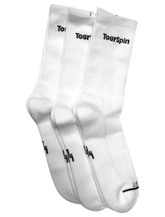 Носки унисекс TourSpin Длинные 3 пары, Белые (р. 31)