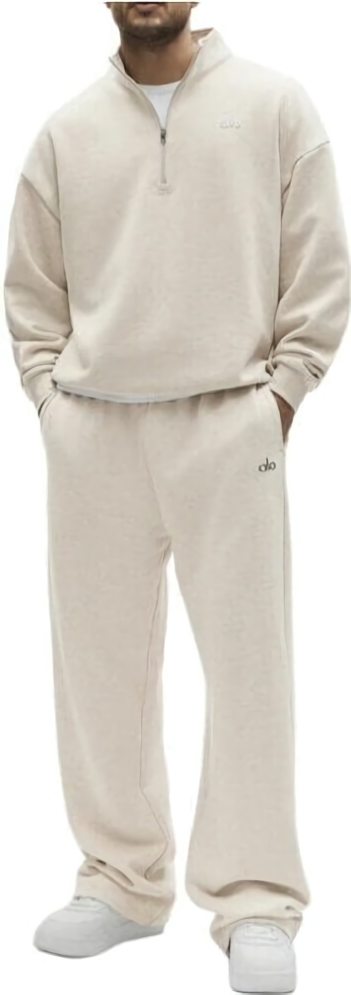 (CN) Свитшот унисекс Alo Yoga Accolade Sweatshirt, Бежевый
