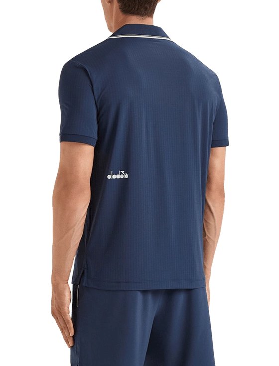 Поло мужское Diadora SS Polo Icon M, Синее (S)