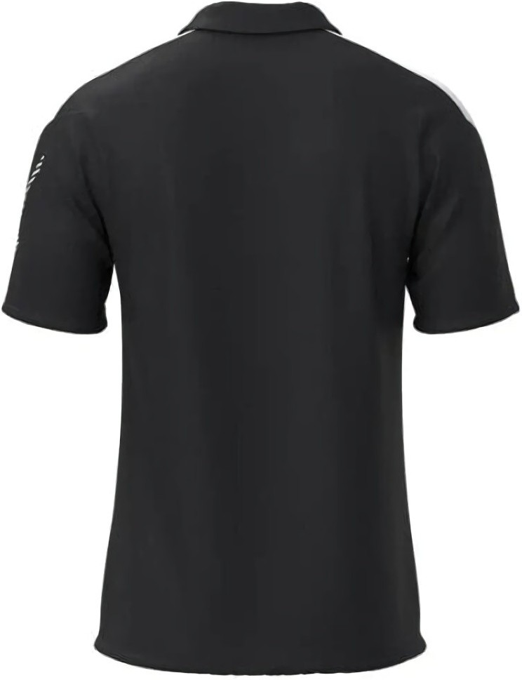 (EU) Поло мужское Mizuno Team, Чёрное (S)