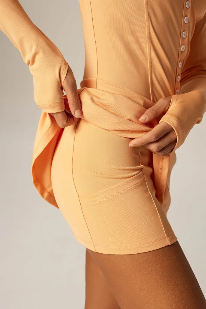 Платье женское Madaia с длинным рукавом Sport Chic, Персиковое (S)