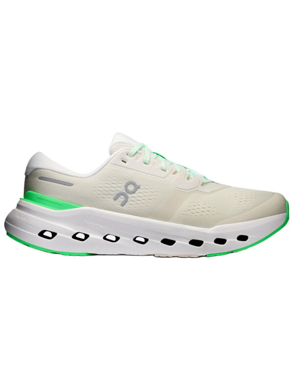 On Cloudrunner 3 Running Shoes Men's Low Top Ecru Green