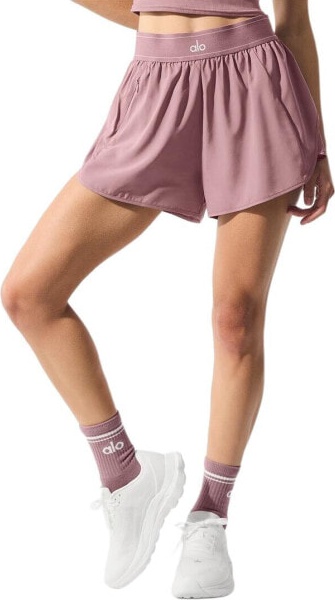 (CN) Шорты Alo Yoga Match Point Short, Фиолетовые (2XS)