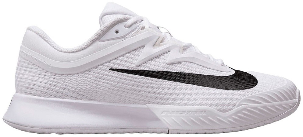Кроссовки женские Nike Vapor Pro 3 HC Premium, Белые/Чёрные, для твёрдых кортов, с технологией Air Zoom (р. 41)