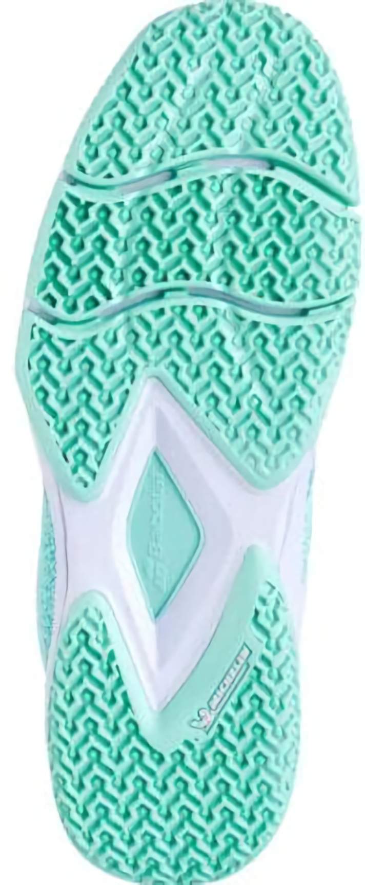 (EU) Кроссовки женские Babolat Sensa Turquoise Blue Women 3A1S26A757, Синие (р. 36.5)
