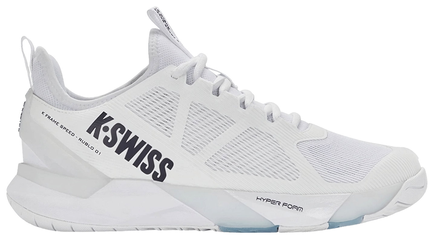 Кроссовки мужские K-Swiss Frame Speed Rublo, Белые/Тёмно-синие (р. EUR 46)
