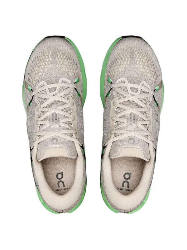 On Cloudsurfer 2 Breathable Low top Casual Running Shoes Men's Beige Green
