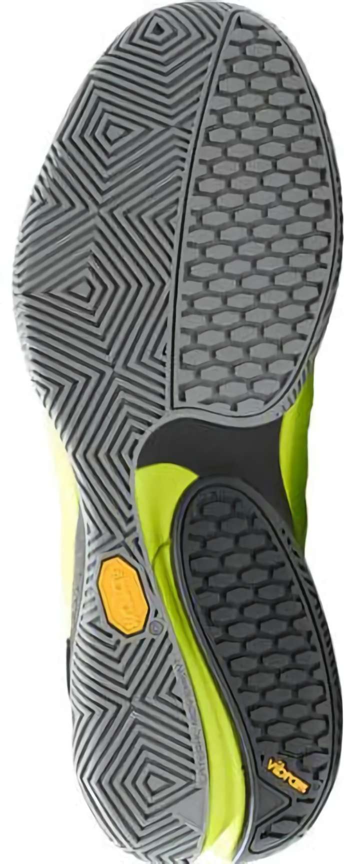 (EU) Кроссовки мужские Bullpadel Hack Vibram 26V Lime Dc91420000, Зелёные (р. 44.5)
