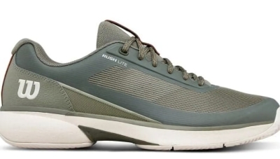 (EU) Кроссовки мужские Wilson Rush Lite 5 Dark Green Wrs338660, Зелёные (р. 40 2/3)