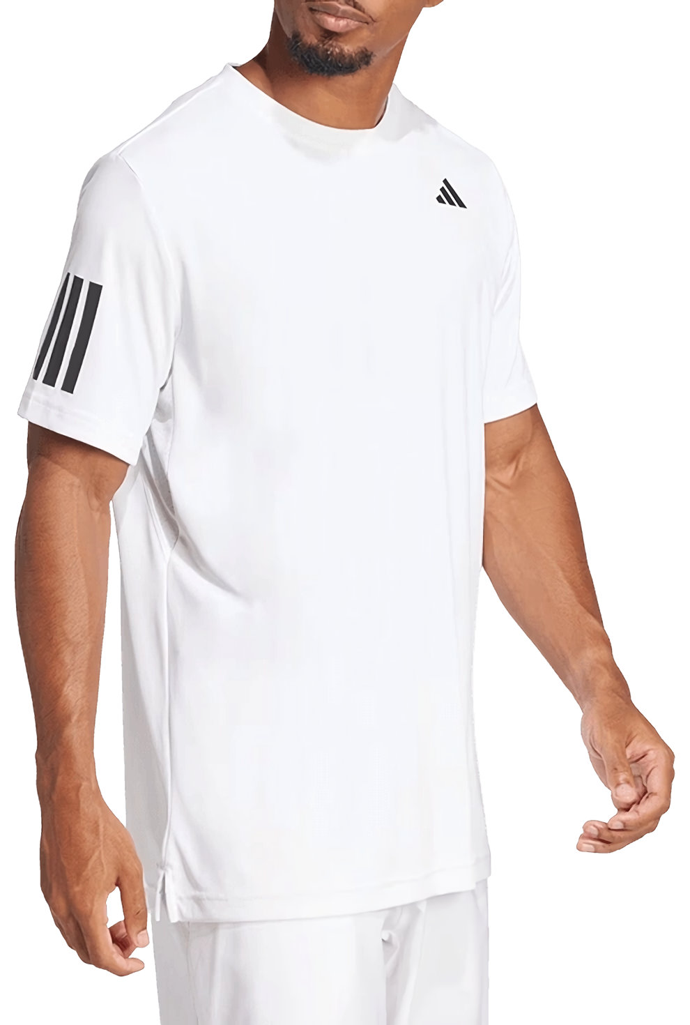Футболка мужская Adidas Club 3 Stripes M, Белая (M)