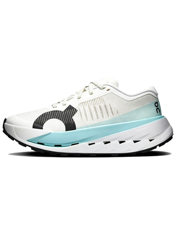 On Cloudultra Pro Trail Running Shoes Men's White/Black/Light Blue