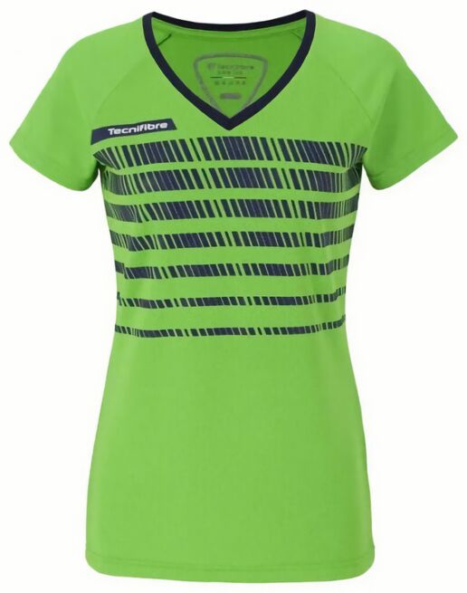 (EU) Футболка для девочек Tecnifibre F2 Girl, Зелёная (S/M)