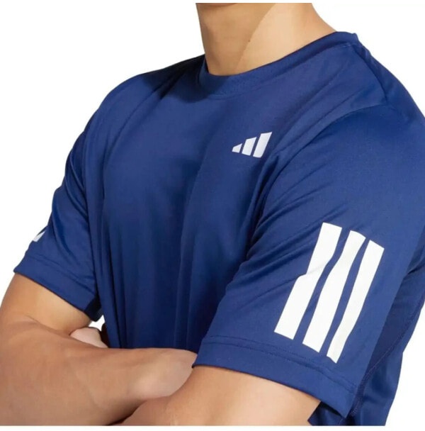 (EU) Футболка для мальчиков Adidas Club 3 Stripes KUE82, Синяя (L)