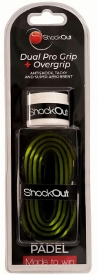 (EU) Грип + овергрип для ракетки Shockout, Pn-20791-P, Черный