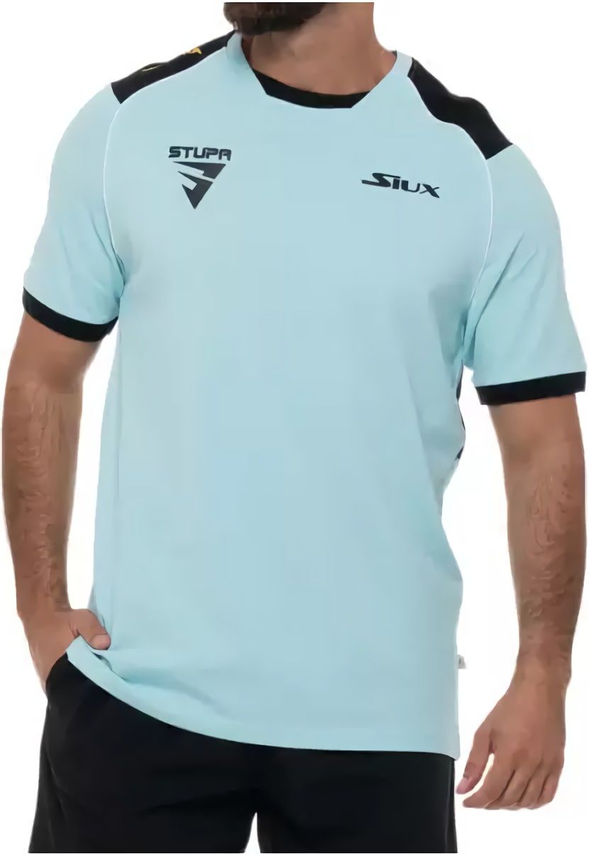(EU) Футболка мужская Siux Electra Stupa Cotton SS25, Синяя (XL)