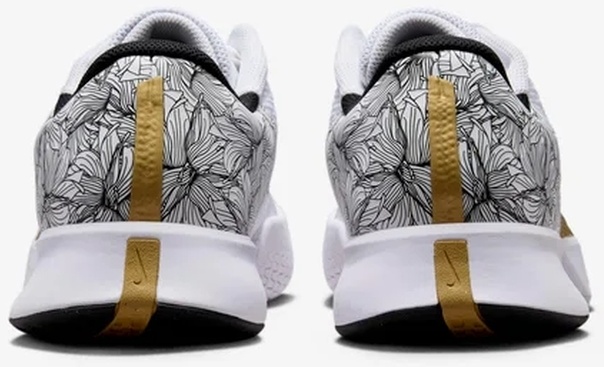Кроссовки мужские Nike Air Zoom Vapor Pro 2, Белый/Серый/Золотой, с технологией Air Zoom, для твердого покрытия (р. 44,5)