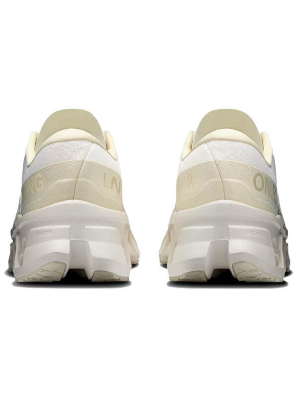 On Cloudmonster 3 Breathable Rebound Running Shoes Men's Milk White